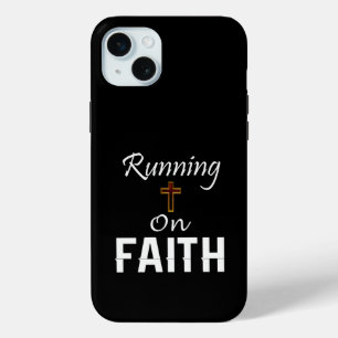 Op Faith Runner iPhone 15 Mini Hoesje