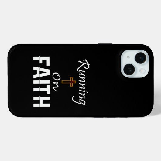 Op Faith Runner Case-Mate iPhone Case (Achterkant (horizontaal))