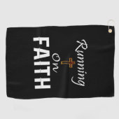 Op Faith Runner Golfhanddoek (Horizontaal)