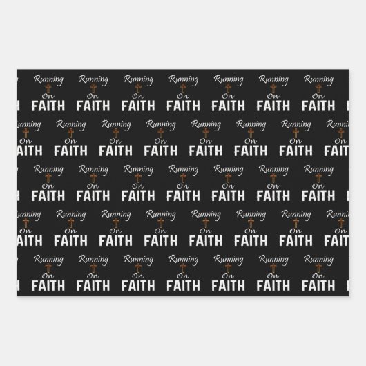 Op Faith Runner Inpakpapier Vel (Voorkant)
