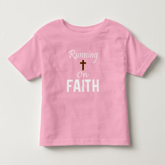 Op Faith Runner Kinder Shirts (Voorkant)