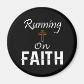 Op Faith Runner Magneet (Voorkant)