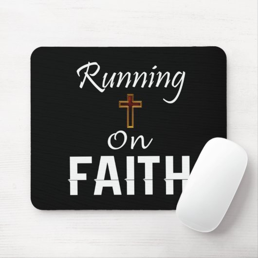 Op Faith Runner Muismat (Met muis)