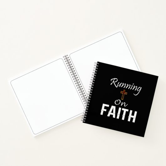 Op Faith Runner Notitieboek (Binnen)