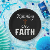 Op Faith Runner Papieren Bordje (Feest)
