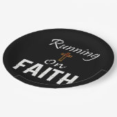 Op Faith Runner Papieren Bordje (Gekanteld)