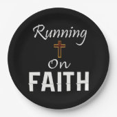 Op Faith Runner Papieren Bordje (Voorkant)