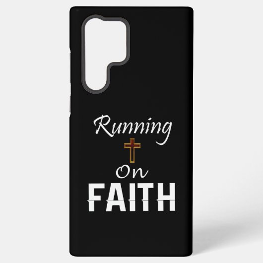 Op Faith Runner Samsung Galaxy Hoesje (Achterkant)