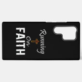 Op Faith Runner Samsung Galaxy Hoesje (Achterkant horizontaal)