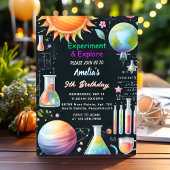 Op Fun Lab Kinder Geek Nerd Mad Science 9e Verjaar Kaart