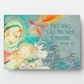 Op geloof gebaseerd Christelijk thema kerst Fotoplaat (voorkant)