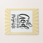 op geloof gebaseerde bevestiging legpuzzel (Horizontaal)