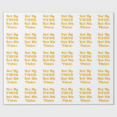 Op geloof gebaseerde tekstkunst: niet mijn visie, cadeaupapier (Vlak)