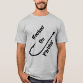 Op Geviste Mannen gehaakt Fun Geek Tee Shirt (Voorkant)