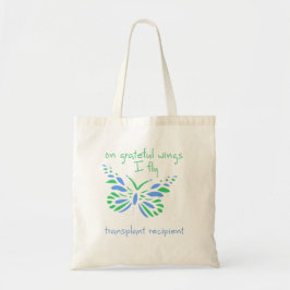 Op Grateful Wings I fly - Transplant Recipient Tote Bag