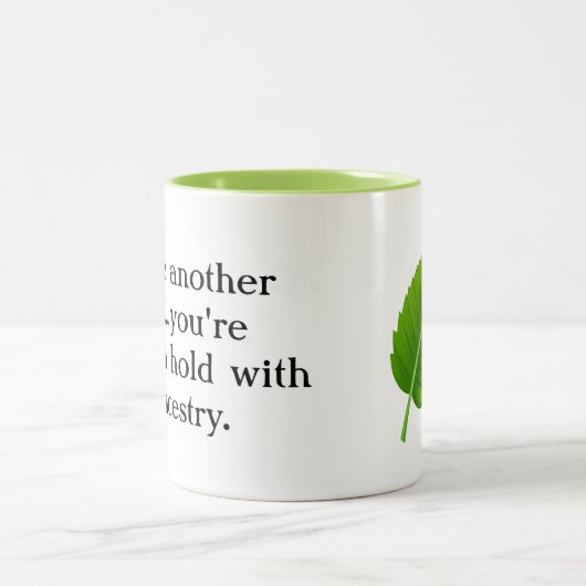 Op Greep met de Mok van de Ankerij van twee Toon (Center)