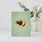  op groen achtergrondpatroon briefkaart (Staand voorkant)