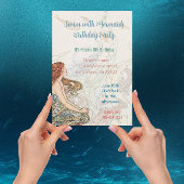 Op grond van de Birthday Party of the Zee Invitati Kaart