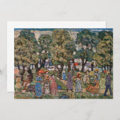 Op grond van de bomen van Maurice Prendergast, Fin (Voorkant / Achterkant)