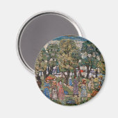 Op grond van de bomen van Maurice Prendergast, Fin Magneet (Voorkant / Achterkant)