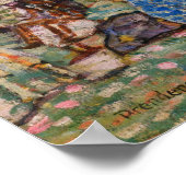 Op grond van de bomen van Maurice Prendergast, Fin Poster (Hoek)