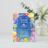 Op grond van de uitnodiging van de Birthday-partij (Staand voorkant)