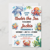 Op grond van de uitnodiging van de Birthday-partij (Voorkant)