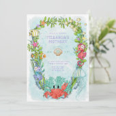 Op grond van de uitnodiging van de Birthday-partij (Staand voorkant)