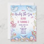 Op grond van de uitnodiging van de Birthday-partij (Voorkant)