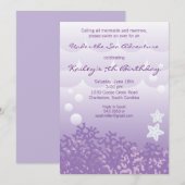 Op grond van de uitnodiging van de Birthday Party (Voorkant / Achterkant)