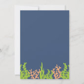 Op grond van de uitnodiging van de Birthday-Zee (Achterkant)