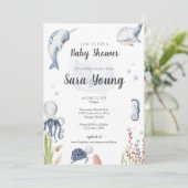 Op grond van de uitnodiging van de Waterverf van d (Staand voorkant)