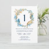 Op grond van de uitnodiging van de Zee Blue Gold B (Staand voorkant)