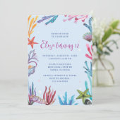 Op grond van de uitnodiging van de Zee Coral Reef  (Staand voorkant)