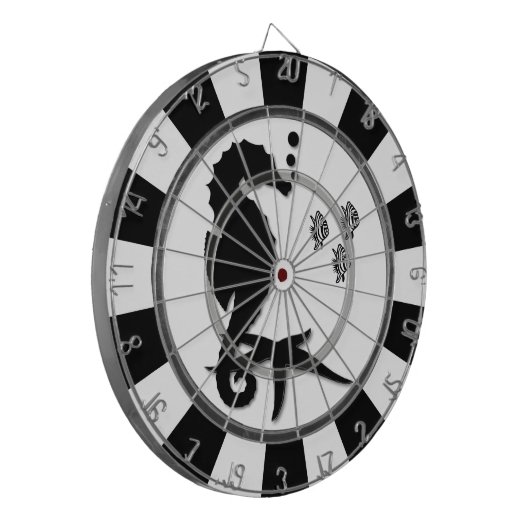 Op grond van de verordening van de Zee Dartbord (Voorkant Links)