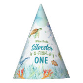 Op grond van het Pet van de Birthday-Zee Feesthoedjes (Voorkant)