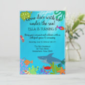 Op grond van het Zee nodigt de partij uit Kaart (Staand voorkant)