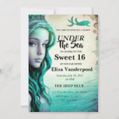 Op grond van het Zee Sweet 16 Uitnodiging (Voorkant)