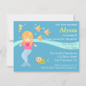 Op grond van het Zee wordt een kleine uitnodiging  (Voorkant)