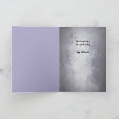 Op Grote kleindochter Halloween Black Cat Witch Kaart (Binnen)