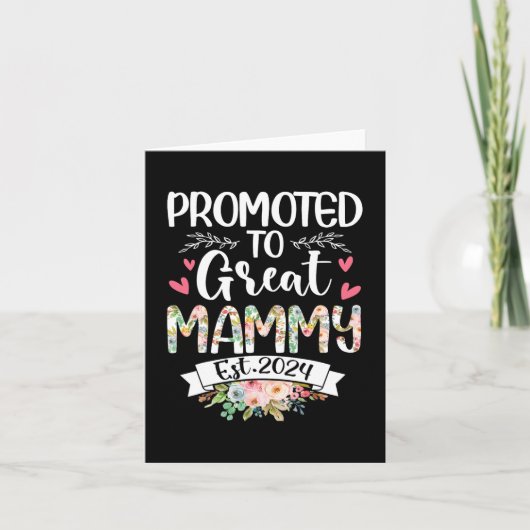 Op Grote Mammy Est 2024 Moederdag Kaart (Voorkant)