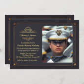 Op grote schaal Foto Afstuderen Invitation Kaart (Voorkant / Achterkant)