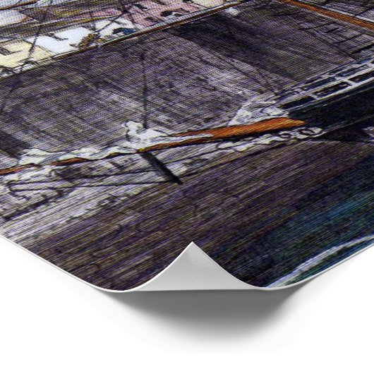 "Op haar eigen Poster" Poster (Hoek)