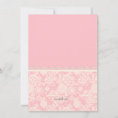 Op haar foto-uitnodiging voor balletfoto's kaart (Achterkant)