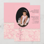 Op haar foto-uitnodiging voor balletfoto's kaart (Voorkant / Achterkant)