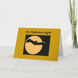 Op Halloween Night Kaart