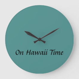 Op Hawaii Time Wall-klok Grote Klok