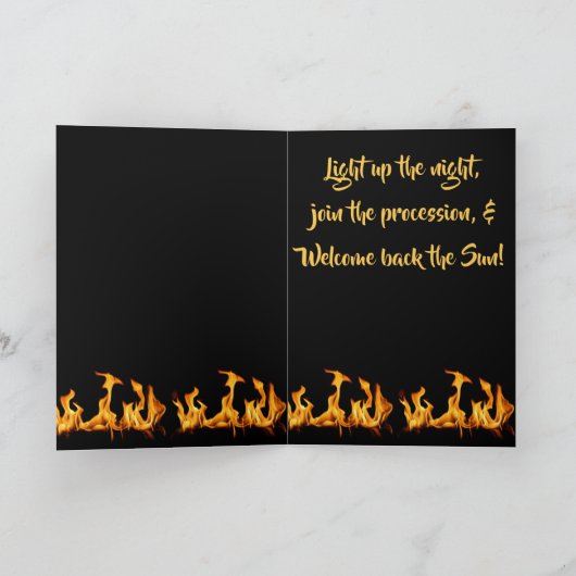 Op Helly Aa. Feestdagen Kaart (Binnen)