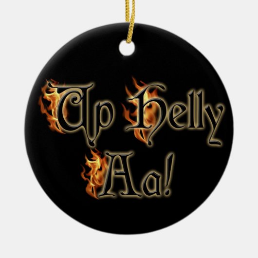 Op Helly Aa. Keramisch Ornament (Voorkant)