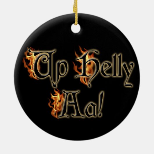 Op Helly Aa. Keramisch Ornament (Achterkant)